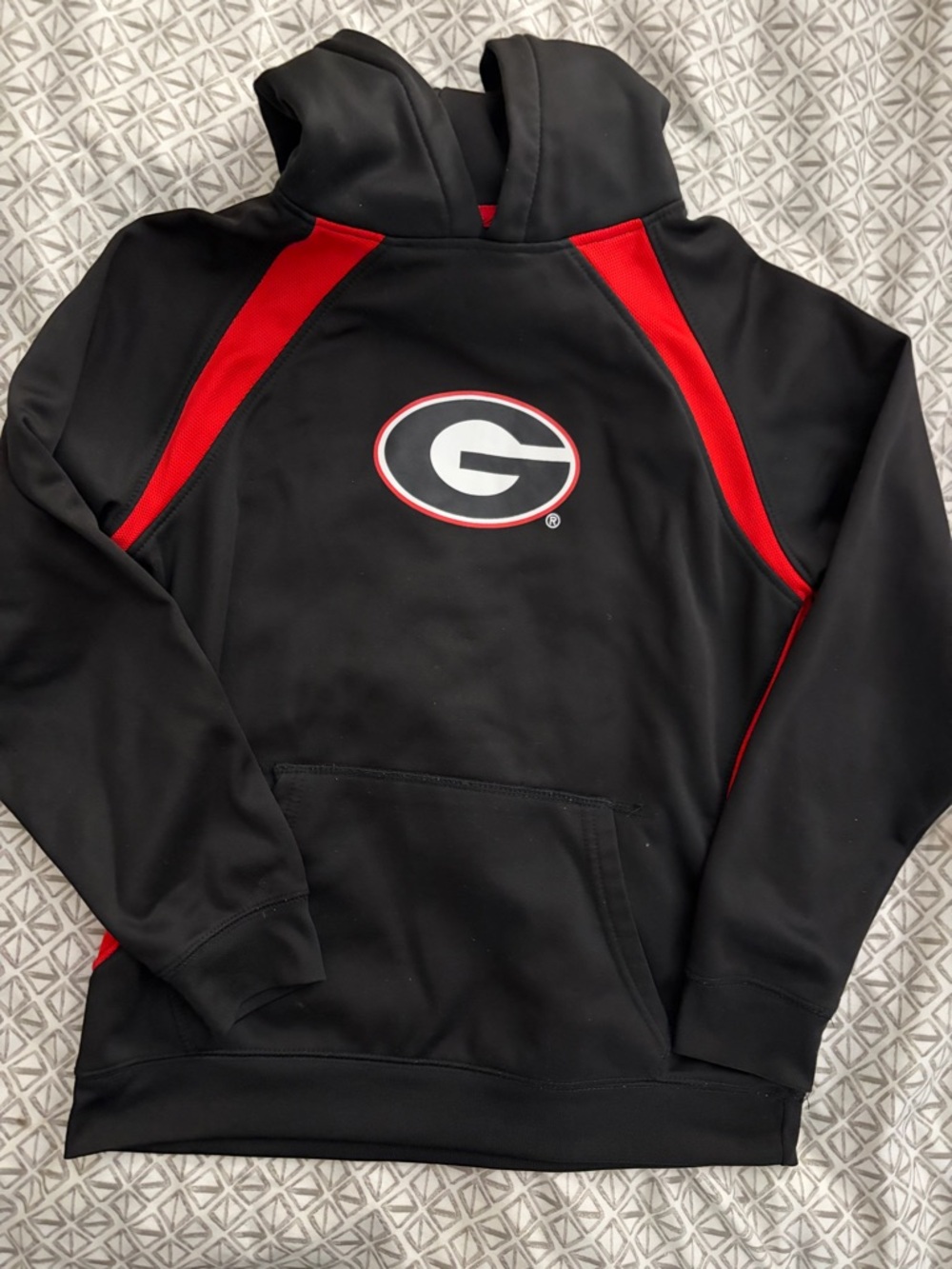 Black and Red Athletic Hoodie